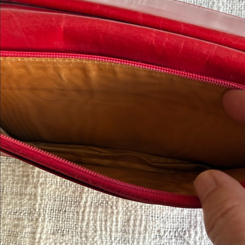 Gucci rare vintage Red wallet/Clutch - Picture 11 of 12